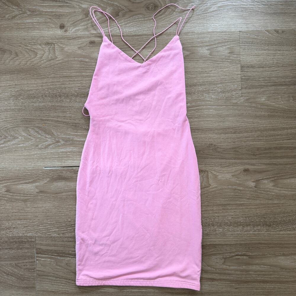 Tiger Mist Open back sexy body con party dress